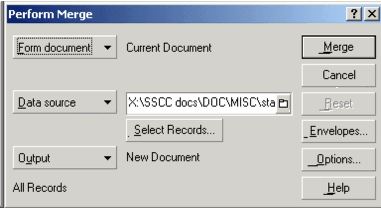 Perform merge window